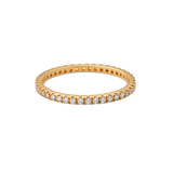 Rock Classic Diamantring - 18kt Rødguld