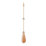 Fryd Blush ørehænger L - 18kt Rødguld