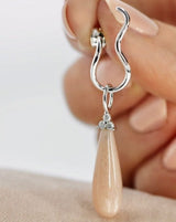 Fryd Blush vedhæng - 18kt Hvidguld