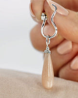 Fryd Wave ørestik V - 18kt Hvidguld