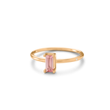 Nord Pink ring S turned - 18kt Rødguld
