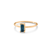 Nord London Blue ring S turned - 18kt Rødguld