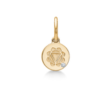 Inner Peace Solar Plexus Chakra vedhæng - 18kt Rødguld