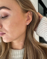 Nord White ørestik S - 18kt Rødguld