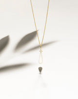 Fryd White vedhæng - 18kt Rødguld