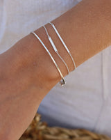 Square Diamant armbånd - 18kt Hvidguld