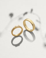 Meant to Be His True Love band - 18kt Rødguld