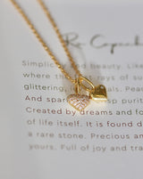 Symbols My Heart Diamant vedhæng - 18kt Rødguld