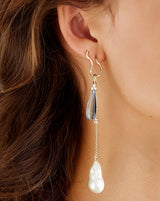 Fryd Wave ørestik H - 18kt Rødguld