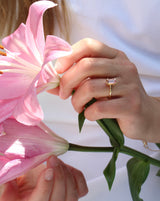 Nord Pink ring turned - 18kt Rødguld