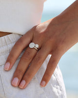 Rock Classic Round Diamantring S - 18kt Hvidguld