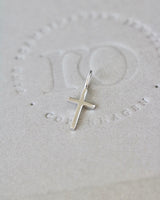 Symbols Kors vedhæng - 18kt Hvidguld