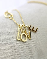My L Pendant - 18kt Yellow Gold