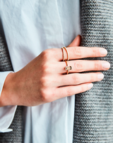 Nord Purity ring turned - 18kt Rødguld