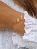 Nord White armbånd - 18kt Rødguld