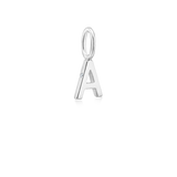 My A Pendant - 18kt White Gold