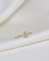 Nord White ring S turned - 18kt Rødguld