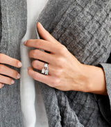 Nord Blue ring S - 18kt Hvidguld