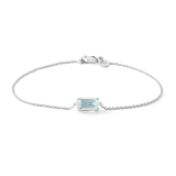 Nord Blue armbånd - 18kt Hvidguld