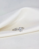 Nord White ring S turned - 18kt Hvidguld