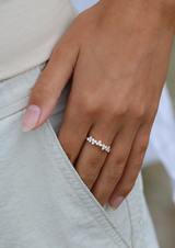 Fryd diamantring L - 18kt Hvidguld