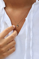 Inner Peace Hjertechakra vedhæng - 18kt Rødguld