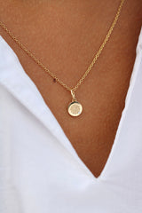 Inner Peace Hjertechakra vedhæng - 18kt Rødguld