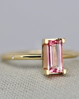 Nord Pink ring turned - 18kt Rødguld