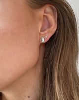 Nord Blue ørestik - 18kt Rødguld