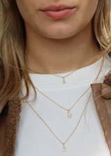 My G diamant vedhæng - 18kt Hvidguld