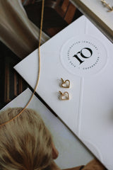 Symbols Open Heart diamant vedhæng - 18kt Rødguld