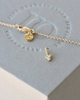 Orbit Dot vedhæng - 18kt Rødguld