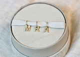 My R diamant vedhæng - 18kt Rødguld