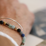 Inner Peace Hals Chakra Diamant armbånd - 18kt Rødguld