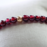 Inner Peace Hara Chakra armbånd - 18kt Rødguld