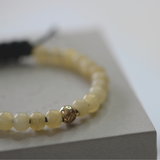 Inner Peace Solar Plexus Chakra armbånd - 18kt Rødguld