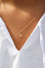 Inner Peace Kronechakra vedhæng - 18kt Rødguld