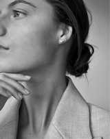 Orbit Dot perleørering S - 18kt Rødguld