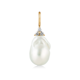 Fryd Barok perle vedhæng - 18kt Rødguld