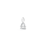 My Vægten diamant vedhæng - 18kt Hvidguld