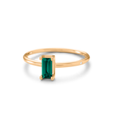 Nord Green ring S turned - 18kt Rødguld