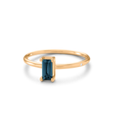 Nord London Blue ring S turned - 18kt Rødguld