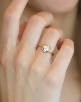 Meant to Be diamantring - 18kt Rødguld