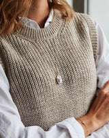 Fryd Barok perle vedhæng L - 18kt Hvidguld