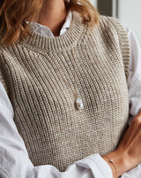 Fryd Barok perle vedhæng L - 18kt Rødguld