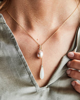 Fryd White ørehænger - 18kt Hvidguld