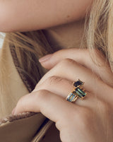 Nord Green ring turned - 18kt Rødguld