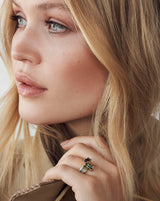 Nord Green ring turned - 18kt Hvidguld