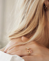 Nord Pink ring S - 18kt Rødguld