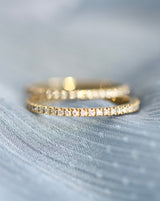 Rock Classic Diamantring - 18kt Rødguld